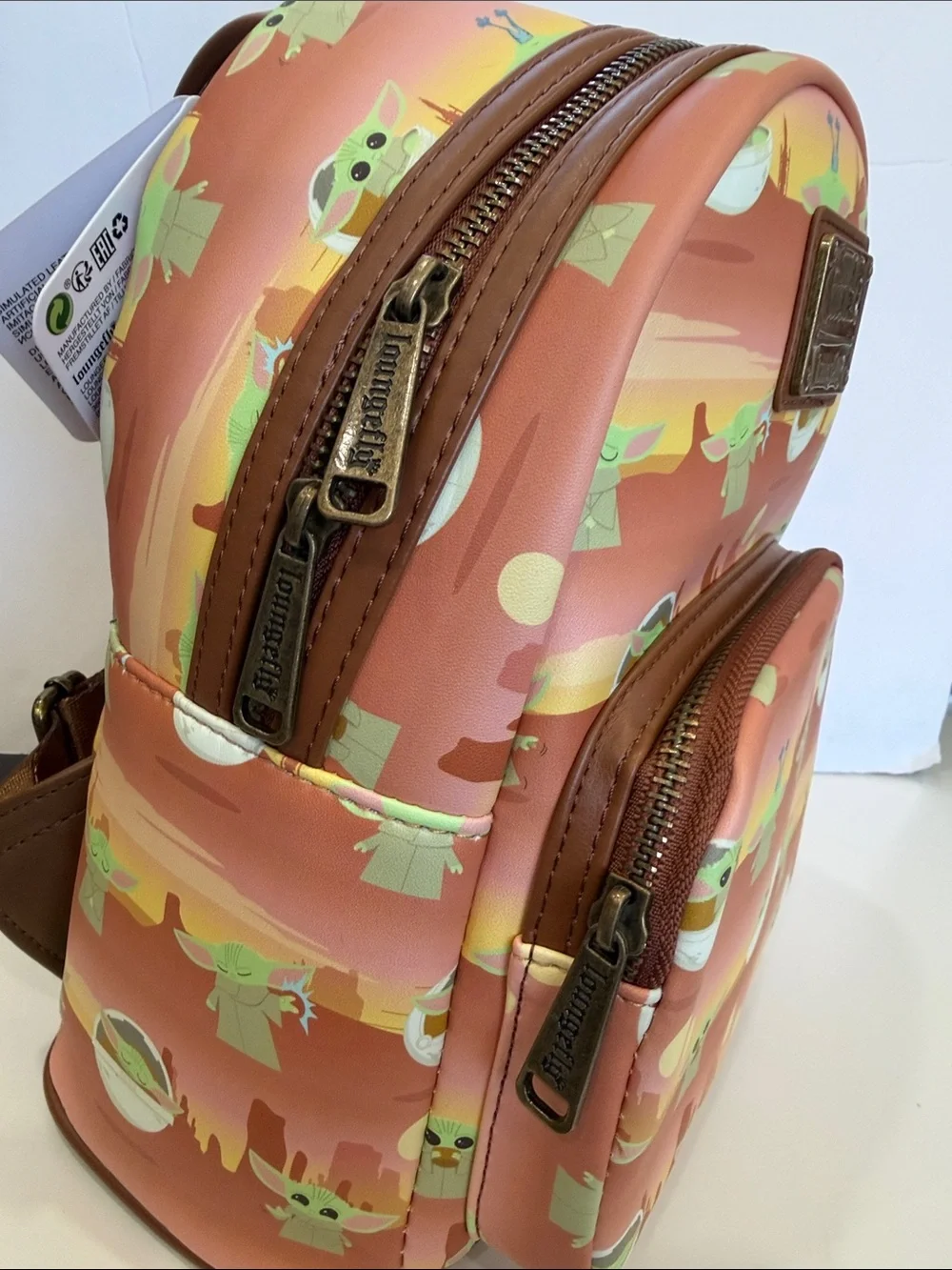 Loungefly Star Wars The Mandalorian the Child Baby Yoda Mini Backpack